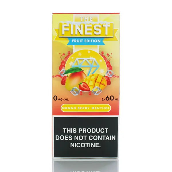 The Finest E-Liquid Fruit Edition - No Nicotine Vape Juice - 120ml - Black Coral